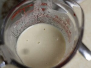 roux made out of flour and water 