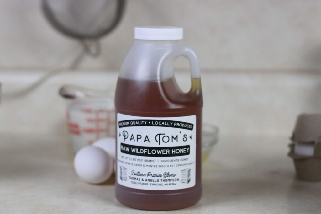 3lbs bottle local honey 