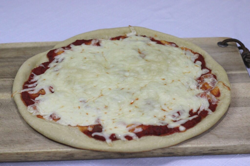 sourdough cheese pizza 