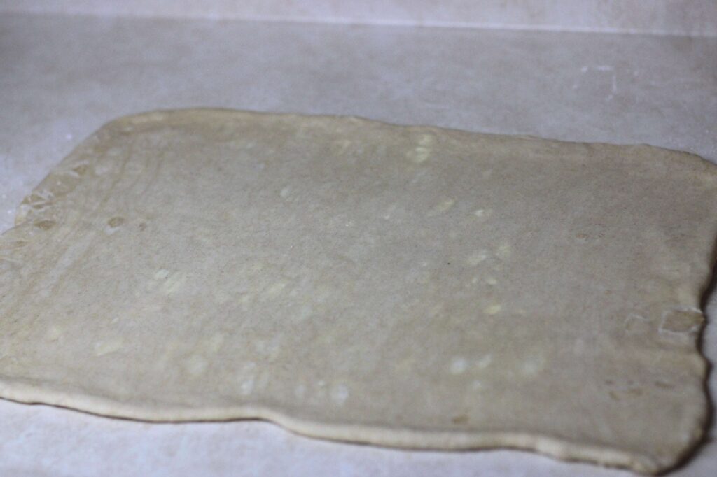 sourdough puff pastry dough for spiced apple danish
