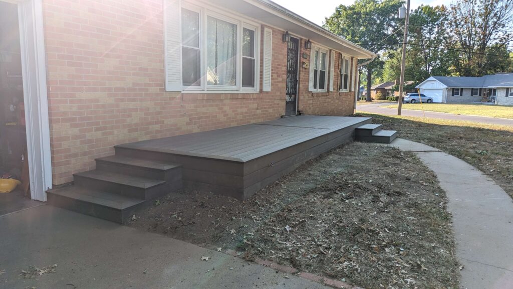 remodel front porch on house 