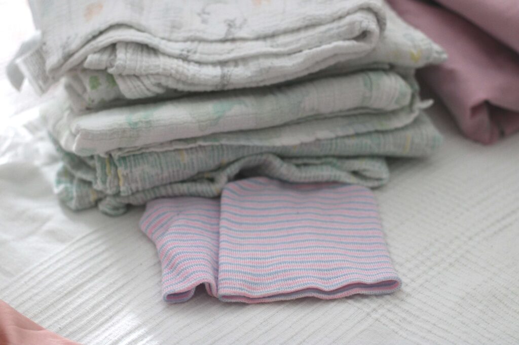 supplies for baby in preparation for homebirth