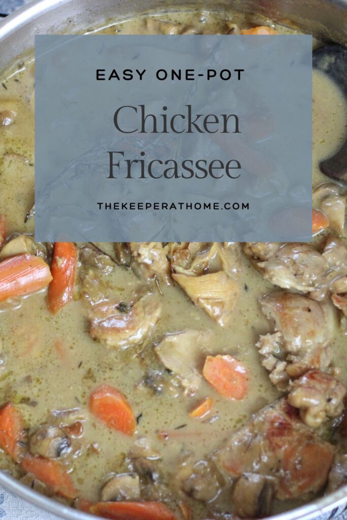 #chickenfricassee #frenchchickenstew #homemadedinner #one-potmeal
