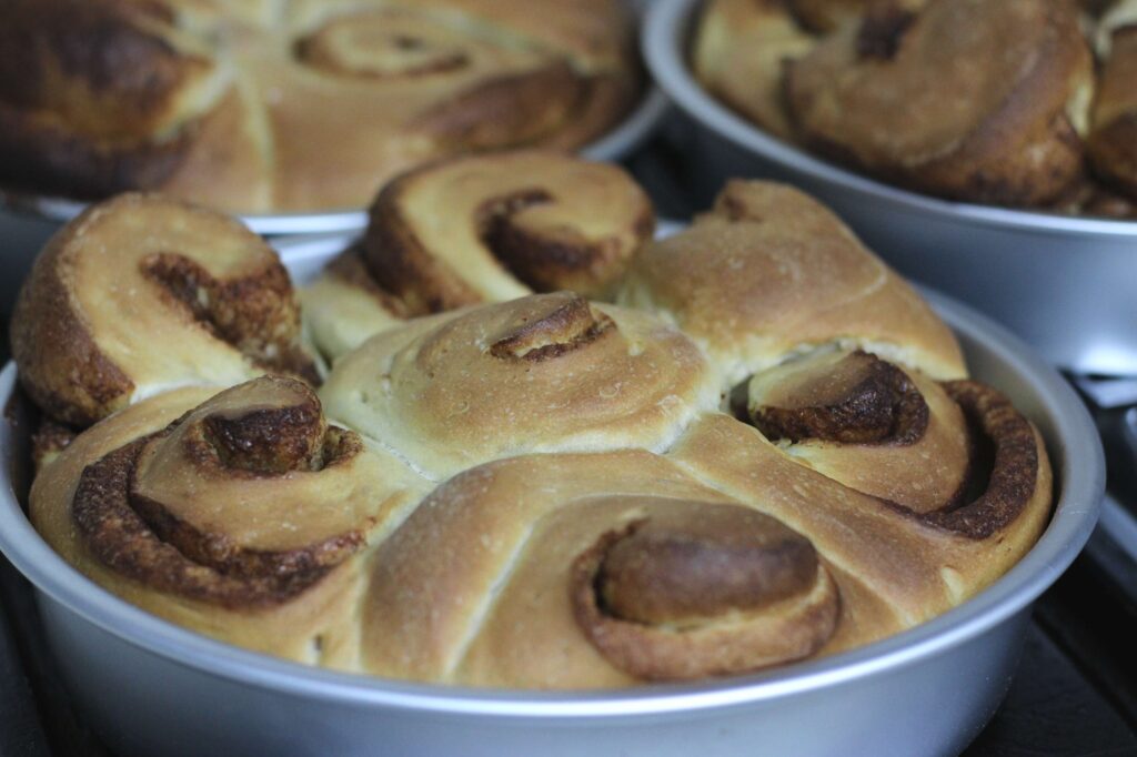 baked to perfection sourdough cinnamon rolls 
